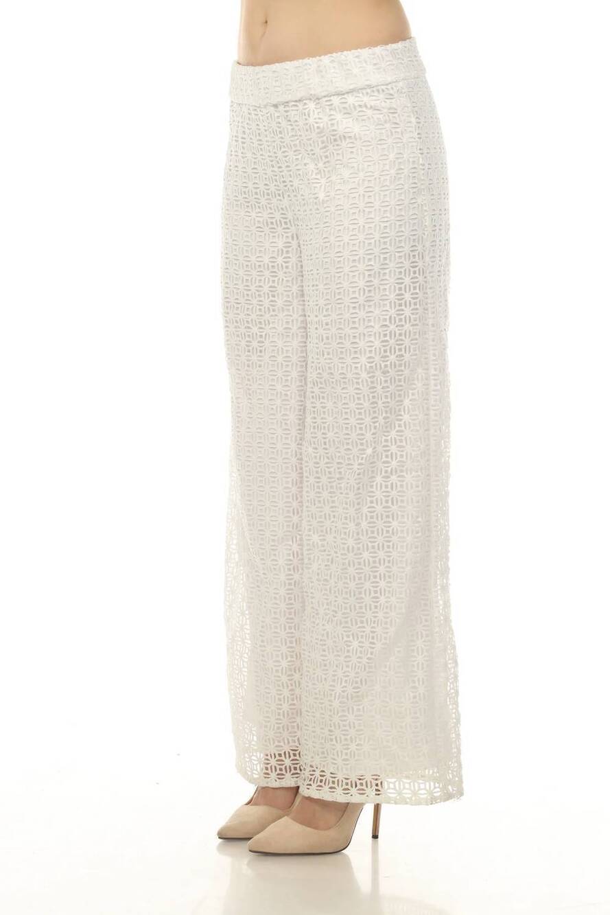 NEW AZI azita gentle stretch pants in white